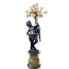 Custom Wholesale Handmade Antique Bronze Lamps for Room Decoration European