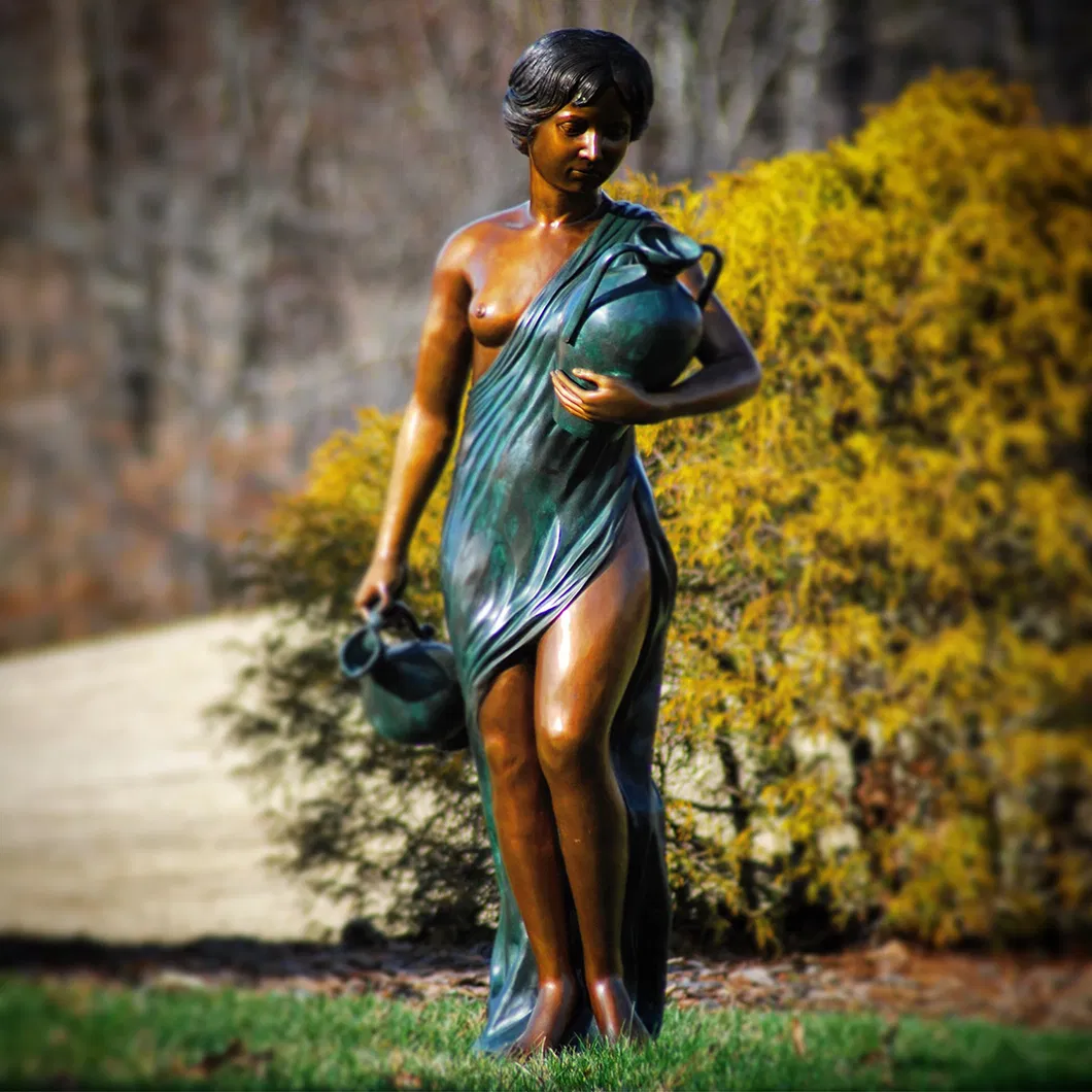 Bronze Garden Sculpture Figure Life Size Sexy Nude Female Bronze Statue Sculpture