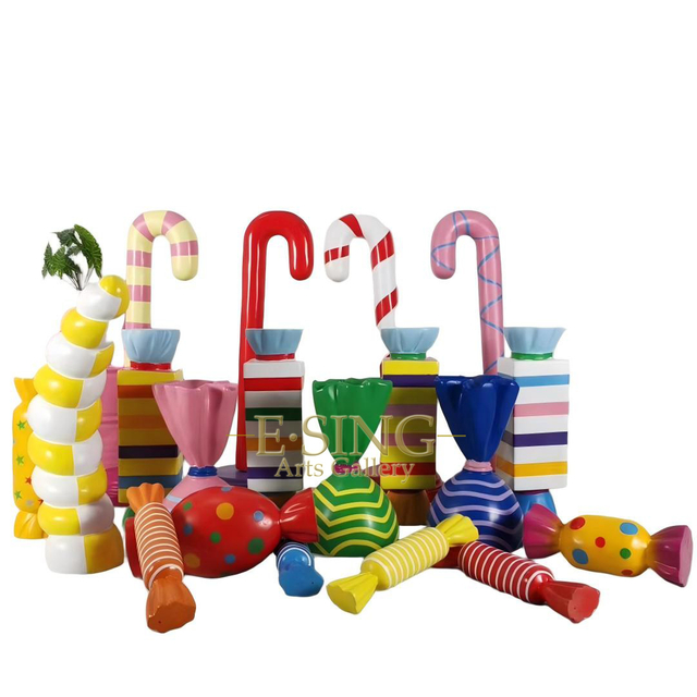 Modern Decoration Art Candy Group Statue