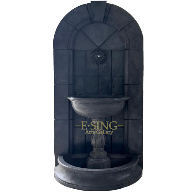 High Quality Hand Carved Black Marble Fountain Stone Garden Fountain for Garden